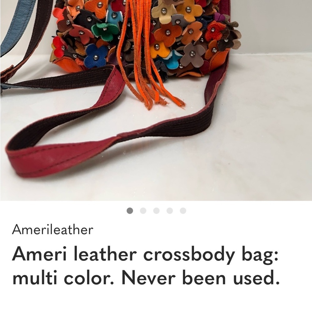 Ameri Floral Multicolor Crossbody Bag - image 7